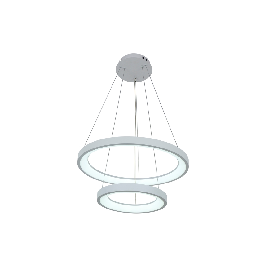 Brilagi - LED Dimmable pendant light on cable FALCON SLIM LED/68W/230V 3000-6500K Ø 50 cm white + remote control