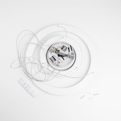 Brilagi - LED Dimmable pendant light on cable FALCON SLIM LED/68W/230V 3000-6500K Ø 50 cm white + remote control