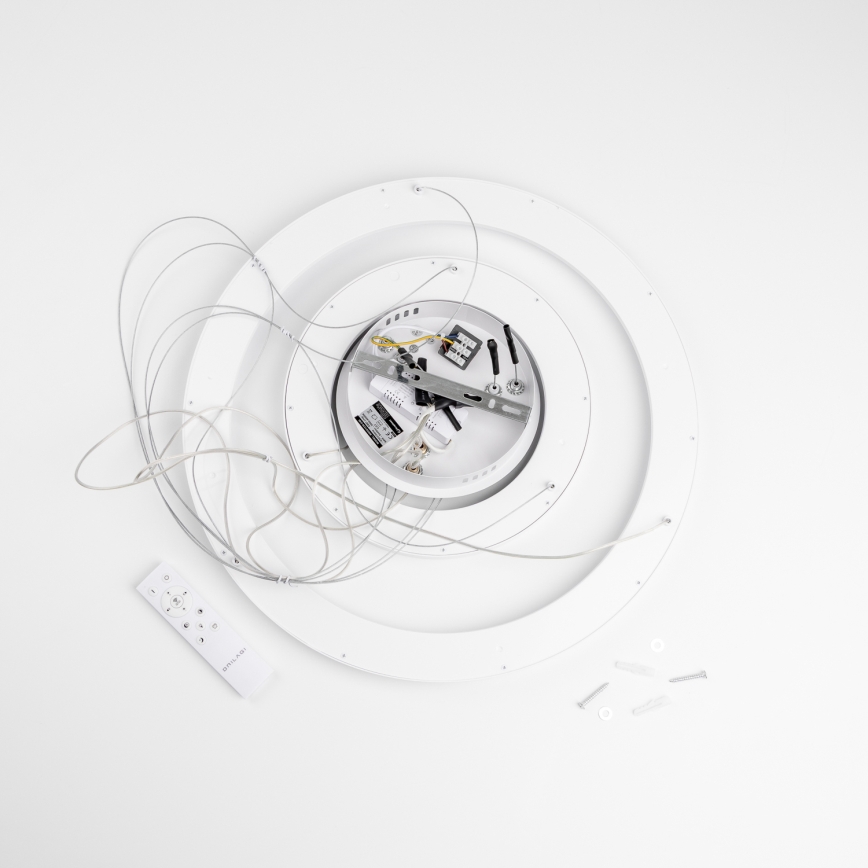 Brilagi - LED Dimmable pendant light on cable FALCON SLIM LED/68W/230V 3000-6500K Ø 50 cm white + remote control