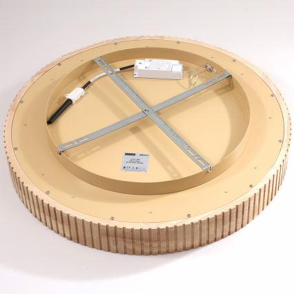 Brilagi - FALCON WOOD MODERN LED Ceiling Light LED/40W/230V 3000/4000/6000K Ø 60 cm wood