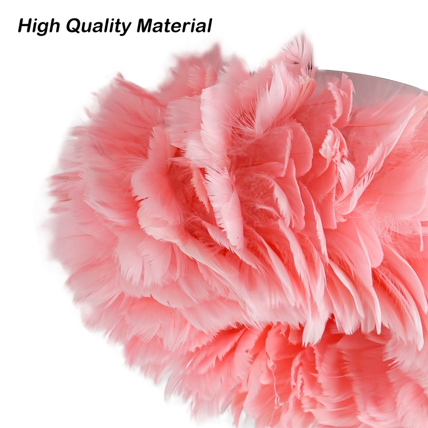 BRILAGI - FEATHER Ceiling Light 3xE27/40W/230V, diam. 40 cm, pink
