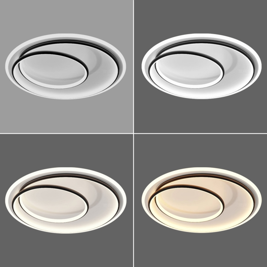 Brilagi - FLARE Dimmable LED Ceiling Light 38W/230V Ø48 cm 3000–6000K + Remote Control