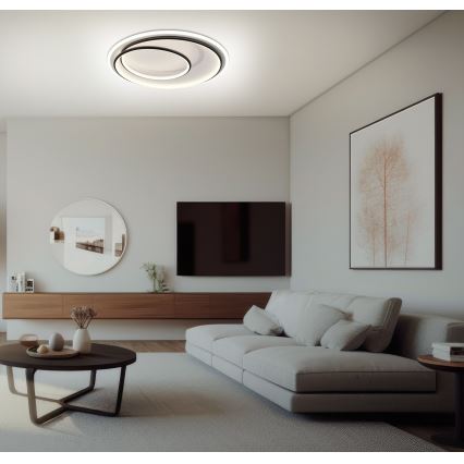 Brilagi - FLARE Dimmable LED Ceiling Light 38W/230V Ø48 cm 3000–6000K + Remote Control