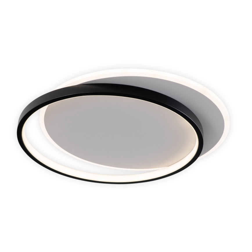 BRILAGI - Dimmable LED ceiling light FLARE LED/48W/230V 3000-6000K 39,5x45 cm white/black + remote control