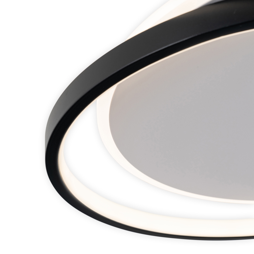 BRILAGI - Dimmable LED ceiling light FLARE LED/48W/230V 3000-6000K 39,5x45 cm white/black + remote control