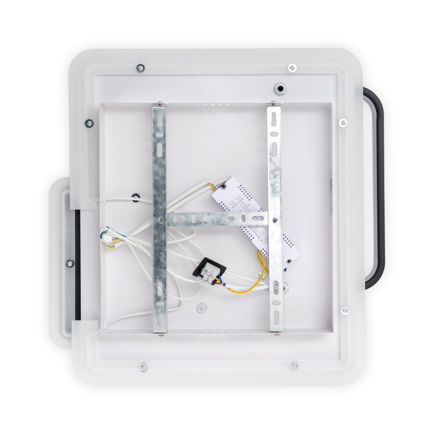 BRILAGI - FLARE Dimmable LED Ceiling Light LED/64W/230V 3000-6000K 45x45 cm White/Black + Remote Control