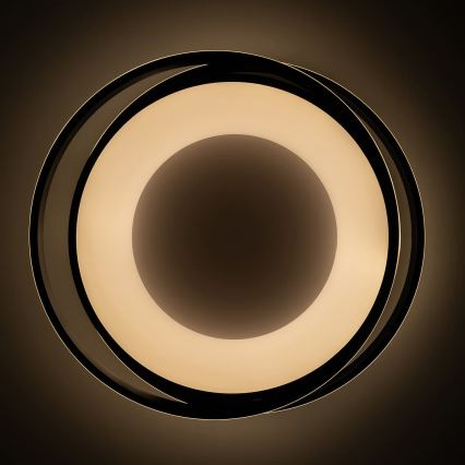 BRILAGI - FLARE Dimmable LED Ceiling Light 84W/230V 3000-6000K 47 x 51 cm Black + Remote Control