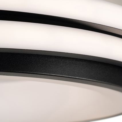 BRILAGI - FLARE Dimmable LED Ceiling Light 84W/230V 3000-6000K 47 x 51 cm Black + Remote Control