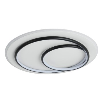 Brilagi - FLARE LED Dimmable Ceiling Light LED/70W/230V 3000-6000K Ø 50 cm White/Black + Remote Control