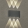 Brilagi - FLAREBOX LED/6W/230V Outdoor Wall Light Anthracite IP65
