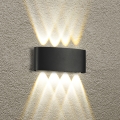 Brilagi - FLAREBOX LED Outdoor Wall Light, 8W, 230V, Black, IP65
