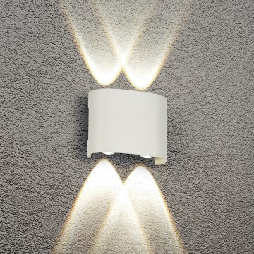 Brilagi - FLAREBOX LED Outdoor Wall Light LED/4W/230V White IP65