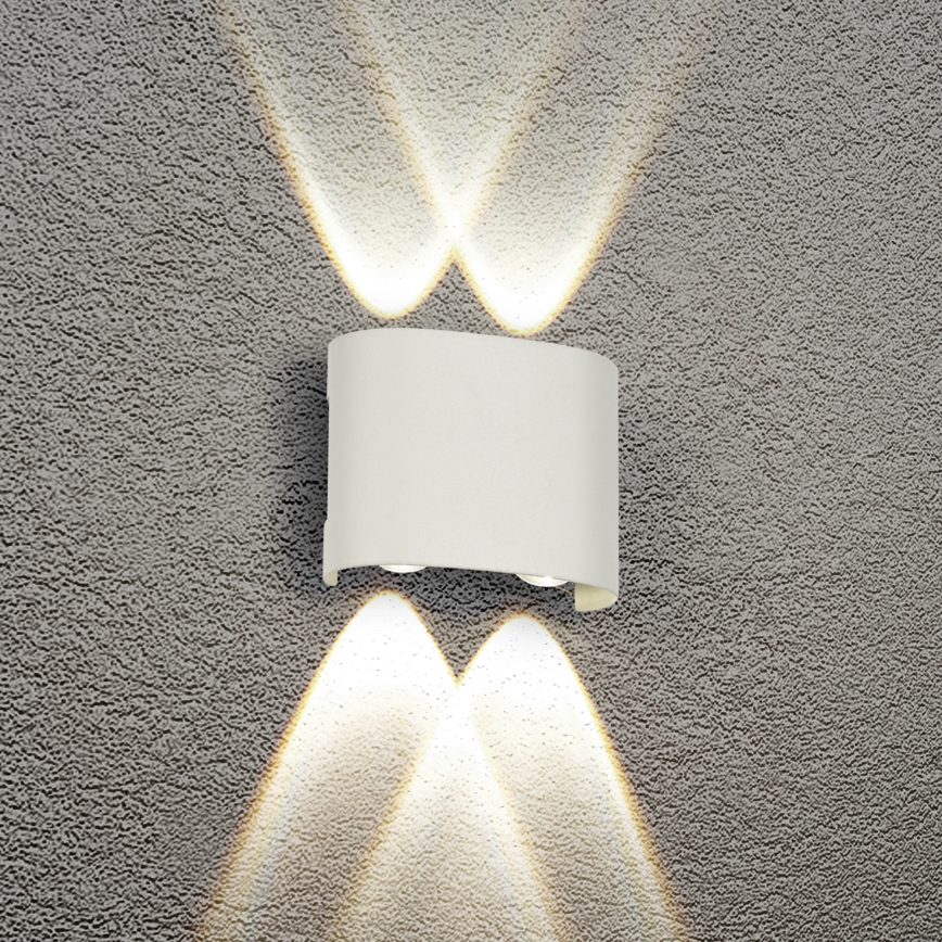 Brilagi - FLAREBOX LED Outdoor Wall Light LED/4W/230V White IP65