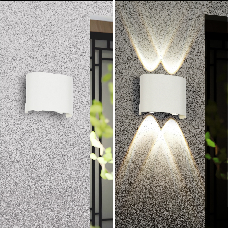 Brilagi - FLAREBOX LED Outdoor Wall Light LED/4W/230V White IP65