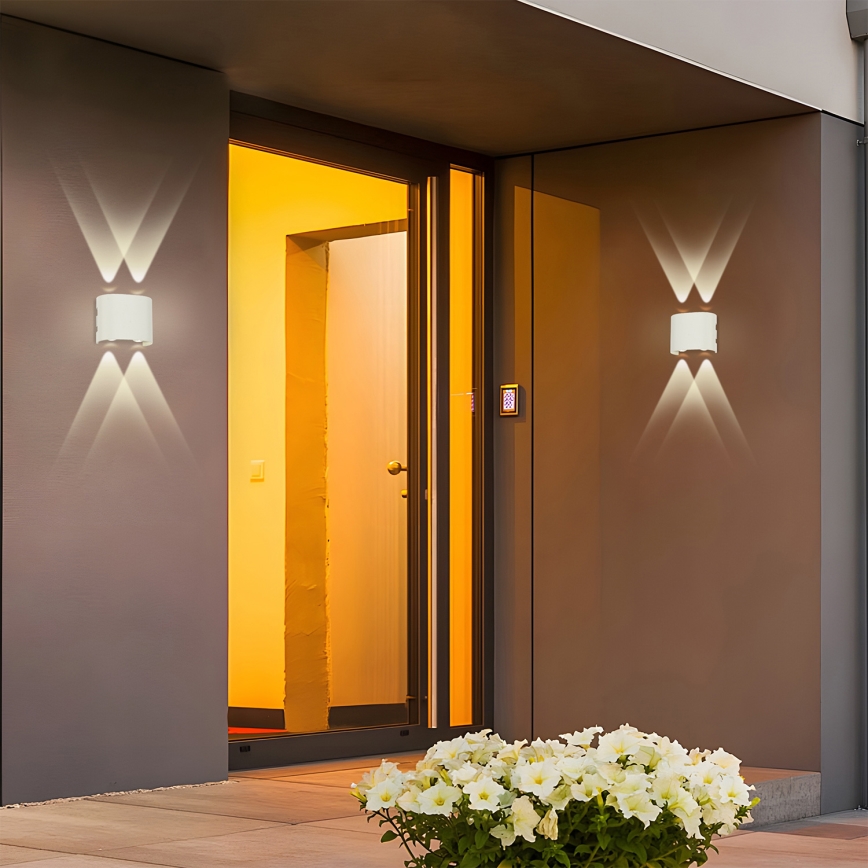 Brilagi - FLAREBOX LED Outdoor Wall Light LED/4W/230V White IP65