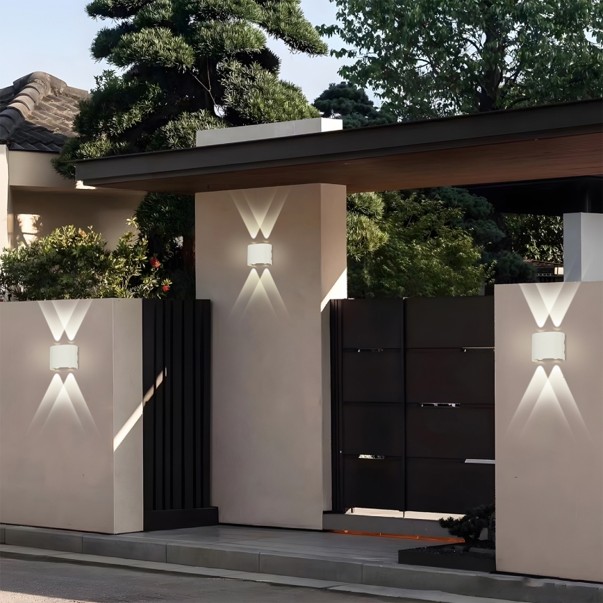 Brilagi - FLAREBOX LED Outdoor Wall Light LED/4W/230V White IP65