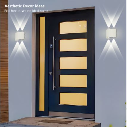 Brilagi - FLAREBOX LED Outdoor Wall Light LED/4W/230V White IP65