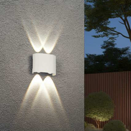 Brilagi - FLAREBOX LED Outdoor Wall Light LED/4W/230V White IP65