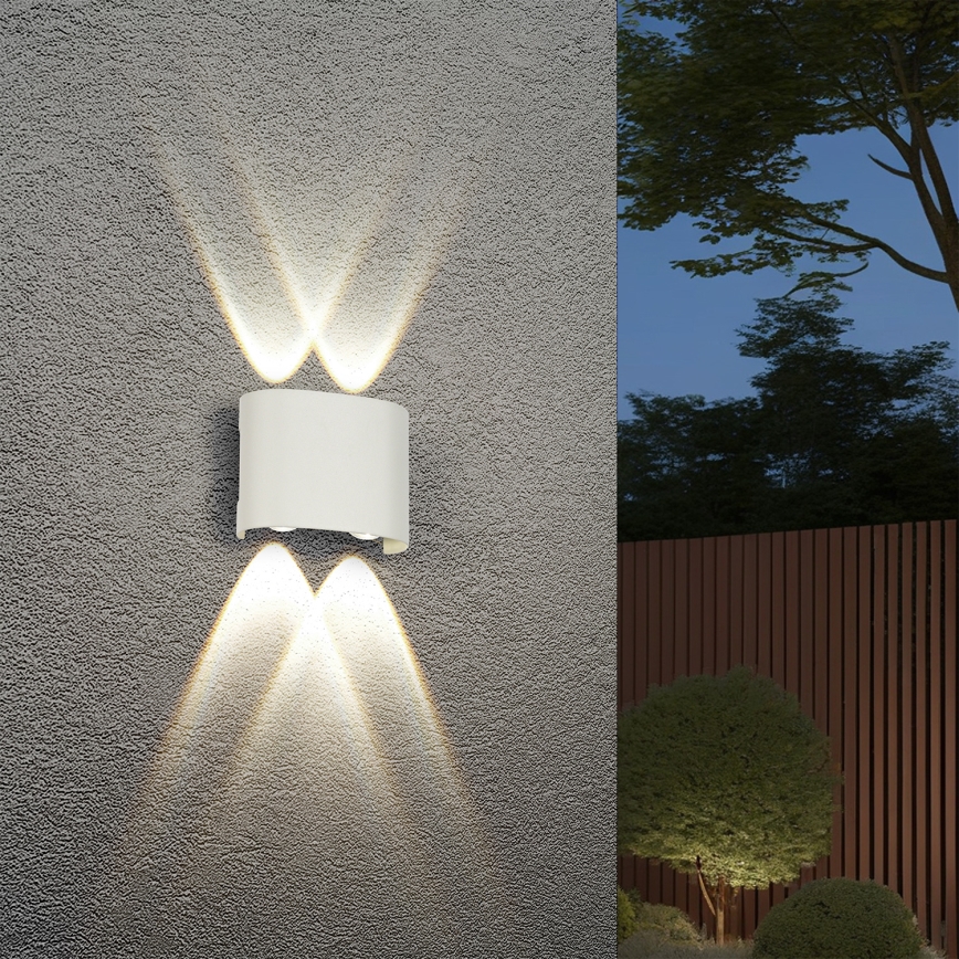 Brilagi - FLAREBOX LED Outdoor Wall Light LED/4W/230V White IP65