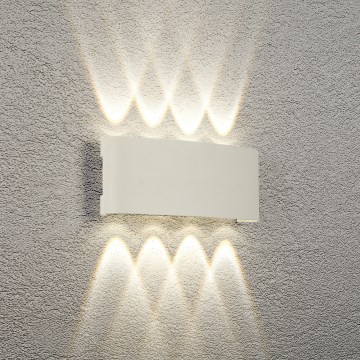 Brilagi - FLAREBOX LED Outdoor Wall Light LED/8W/230V White IP65