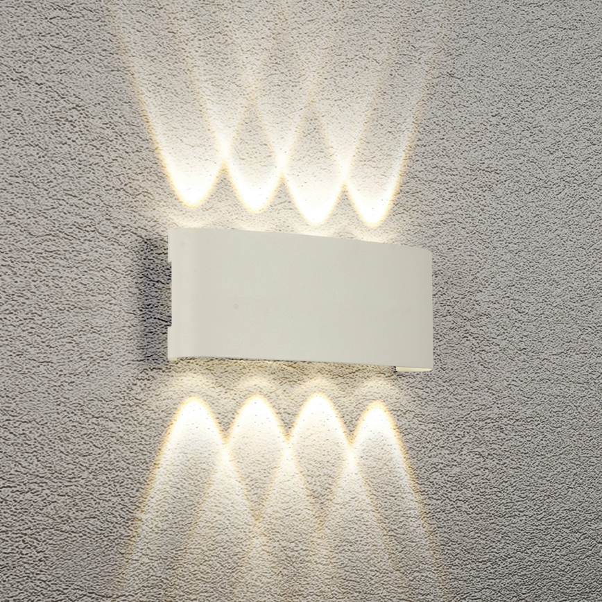Brilagi - FLAREBOX LED Outdoor Wall Light LED/8W/230V White IP65