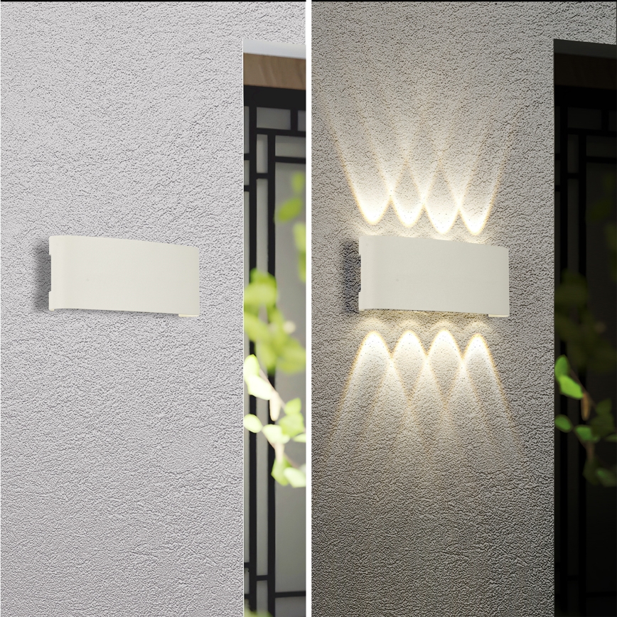 Brilagi - FLAREBOX LED Outdoor Wall Light LED/8W/230V White IP65