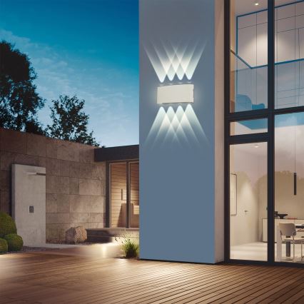 Brilagi - FLAREBOX LED Outdoor Wall Light LED/8W/230V White IP65
