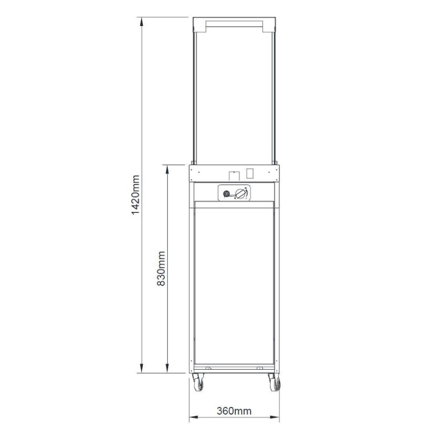 Brilagi - Outdoor Gas Fireplace FLARO GAS 142x36 cm 8 kW 1x AAA grey + protective cover