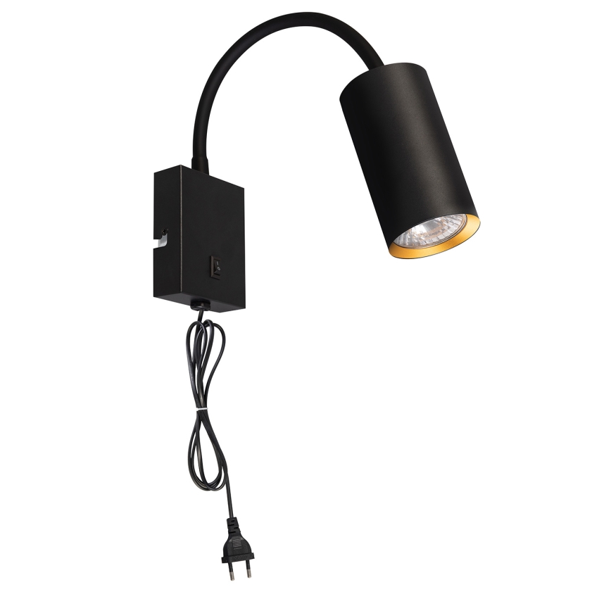 Brilagi - Flexible wall lamp SELE 1xGU10/30W/230V black/gold