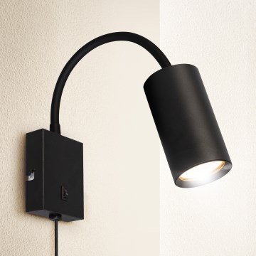 Brilagi - Flexible wall lamp SELE 1xGU10/30W/230V black