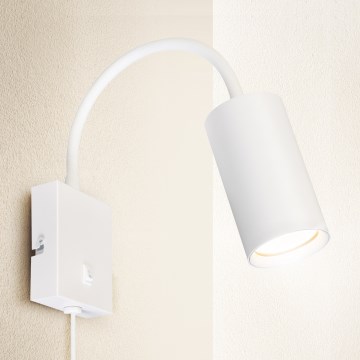 Brilagi - Flexible wall lamp SELE 1xGU10/30W/230V white
