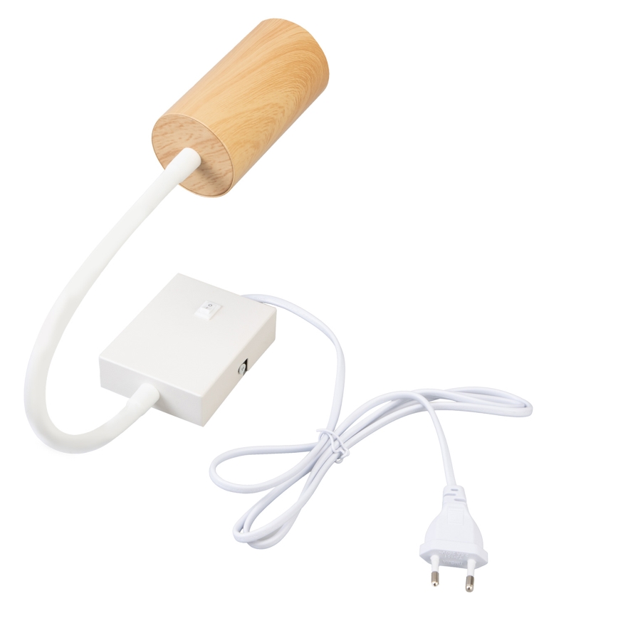 Brilagi - Flexible wall lamp SELE 1xGU10/30W/230V white/oak decor