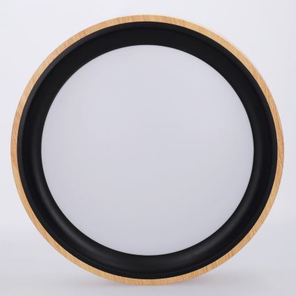 Brilagi - FLOCO LED Ceiling Light LED/24W/230V Ø 30 cm wood finish/black