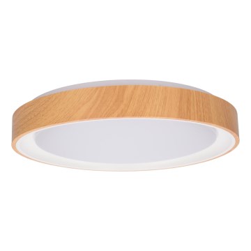 Brilagi - FLOCO LED Ceiling Light LED/24W/230V Ø 30 cm Wood Effect/White