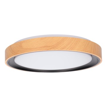 Brilagi - FLOCO LED Ceiling Light LED/24W/230V Ø 30 cm wood finish/black
