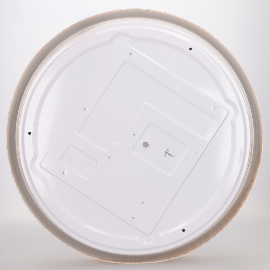 Brilagi - Dimmable LED ceiling light FLOCO LED/48W/230V Ø 40 cm wood decor/white + remote control