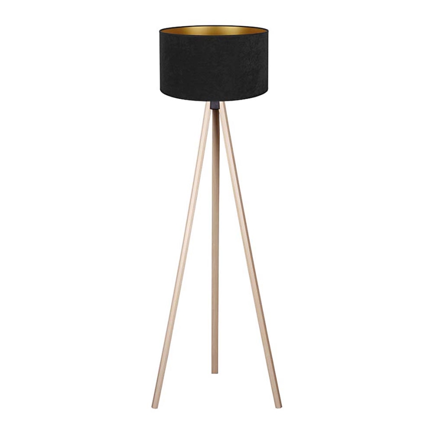 Brilagi - Floor lamp VELVET 1xE27/60W/230V beige/black