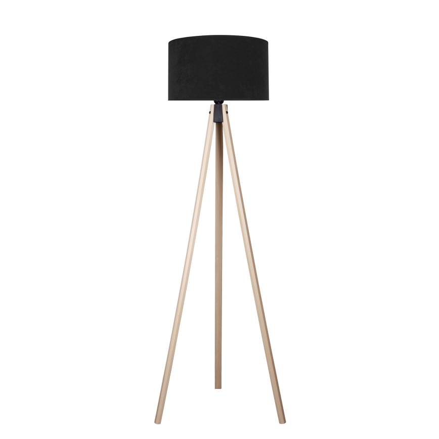 Brilagi - Floor lamp VELVET 1xE27/60W/230V beige/black