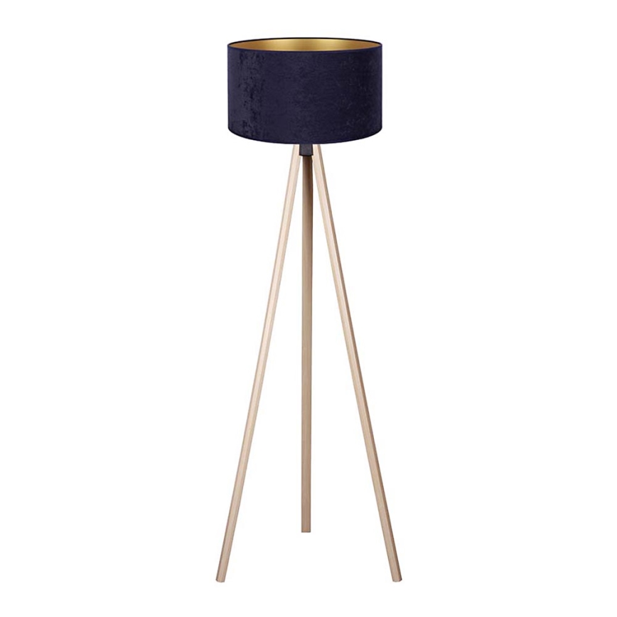 Brilagi - Floor lamp VELVET 1xE27/60W/230V beige/blue