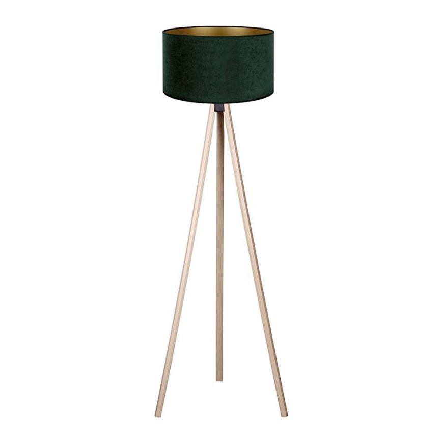Brilagi - Floor lamp VELVET 1xE27/60W/230V beige/green