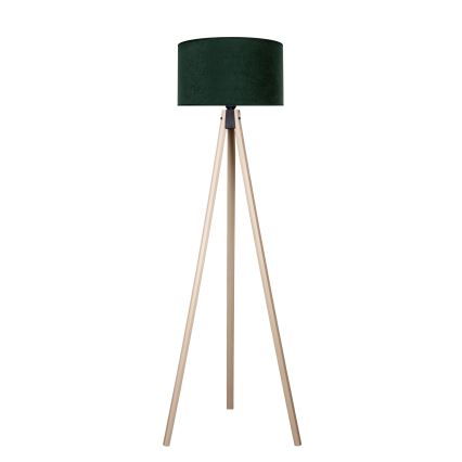 Brilagi - Floor lamp VELVET 1xE27/60W/230V beige/green