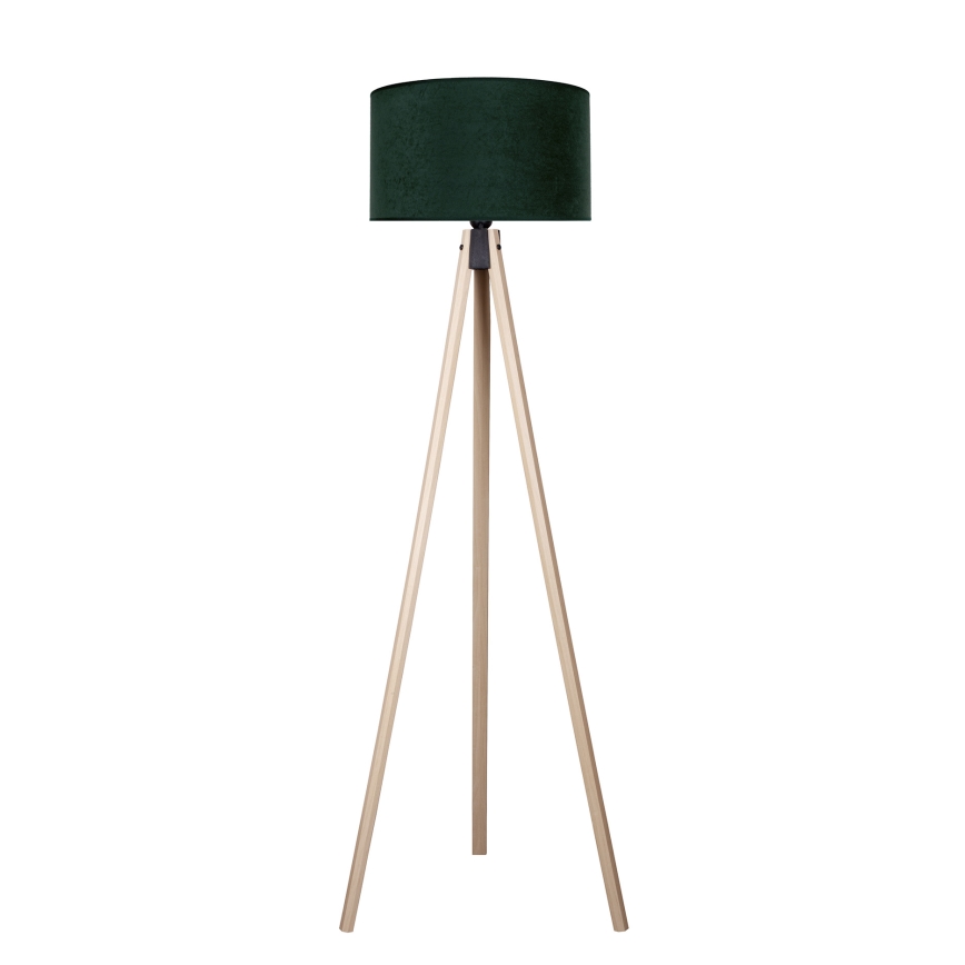 Brilagi - Floor lamp VELVET 1xE27/60W/230V beige/green