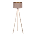 Brilagi - Floor lamp VELVET 1xE27/60W/230V beige