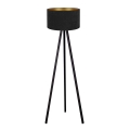 Brilagi - Floor lamp VELVET 1xE27/60W/230V black/wenge