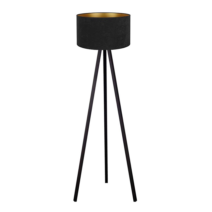 Brilagi - Floor lamp VELVET 1xE27/60W/230V black/wenge