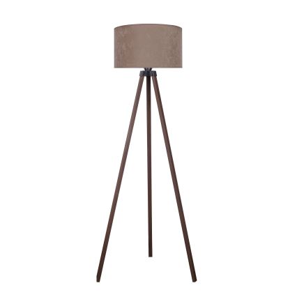 Brilagi - Floor lamp VELVET 1xE27/60W/230V brown/beige