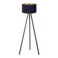 Brilagi - Floor lamp VELVET 1xE27/60W/230V brown/blue