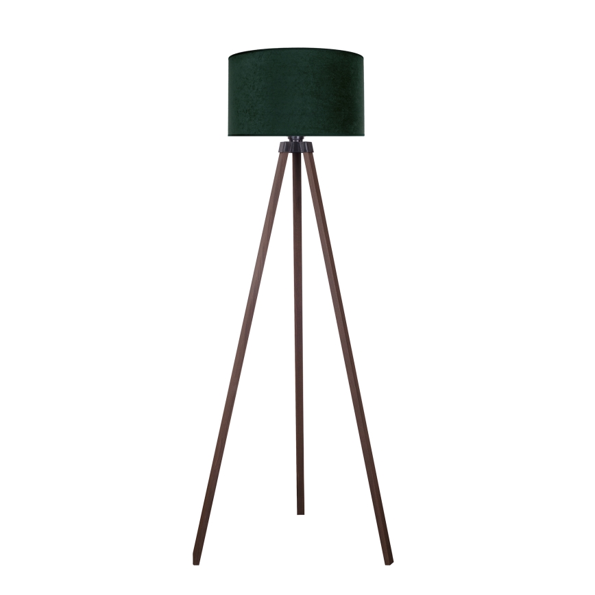 Brilagi - Floor lamp VELVET 1xE27/60W/230V brown/green