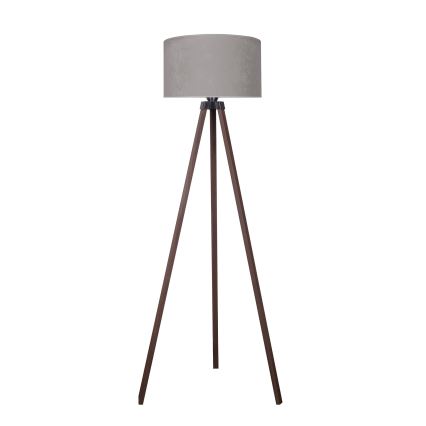 Brilagi - Floor lamp VELVET 1xE27/60W/230V brown/grey