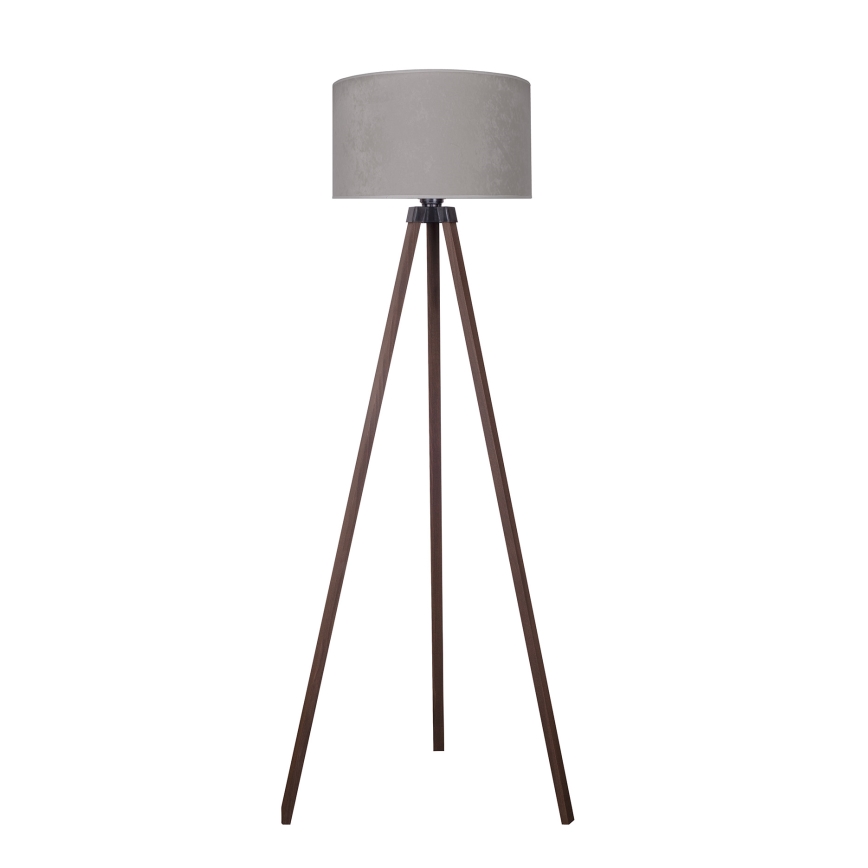 Brilagi - Floor lamp VELVET 1xE27/60W/230V brown/grey